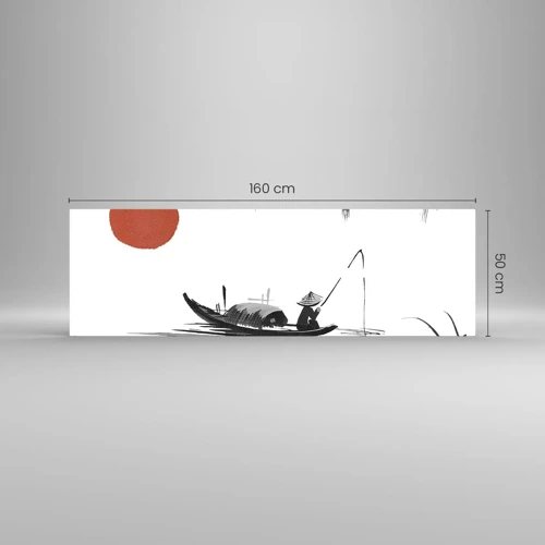 Glasbild - Bild auf glas - Asiatischer Nachmittag - 160x50 cm