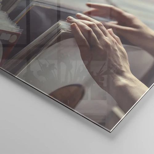 Glasbild - Bild auf glas - Auf der Suche nach Emotionen - 30x30 cm