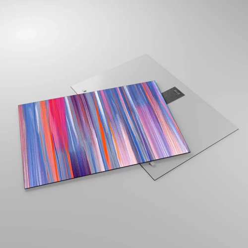 Glasbild - Bild auf glas - Aufstieg zum Regenbogen - 70x50 cm
