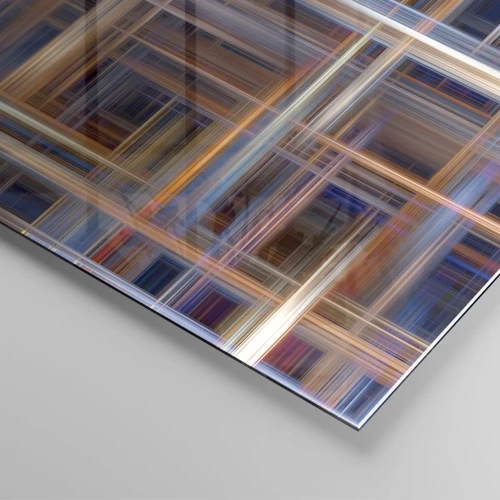 Glasbild - Bild auf glas - Aus Licht gewebt - 120x50 cm