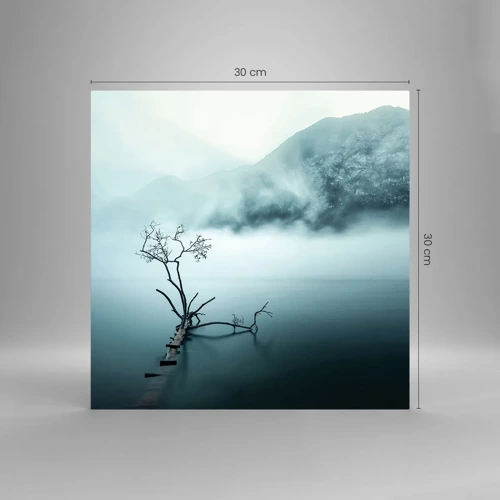 Glasbild - Bild auf glas - Aus Wasser und Nebel - 30x30 cm