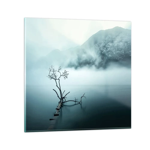 Glasbild - Bild auf glas - Aus Wasser und Nebel - 40x40 cm