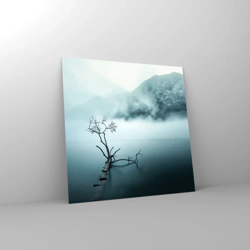 Glasbild - Bild auf glas - Aus Wasser und Nebel - 50x50 cm