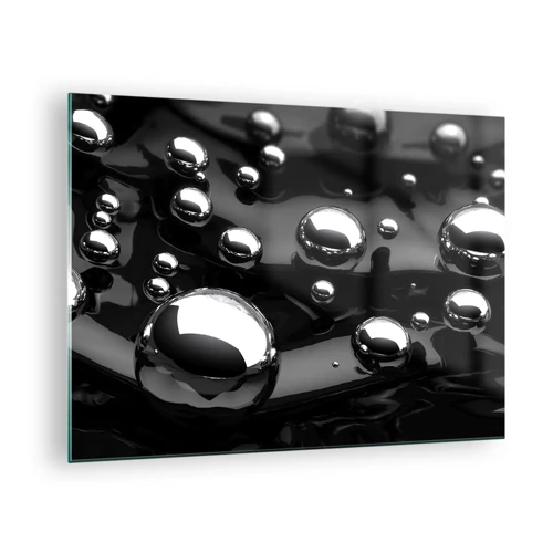 Glasbild - Bild auf glas - Aus der schwarzen Wassertiefe - 70x50 cm