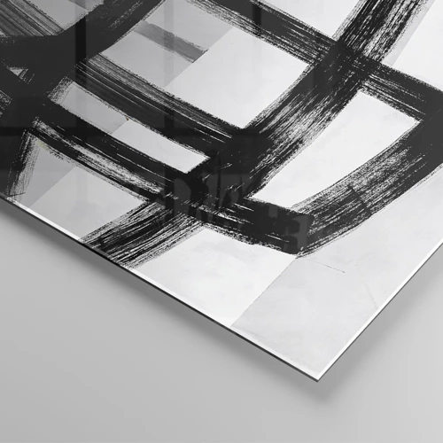 Glasbild - Bild auf glas - Bautiefe - 140x50 cm