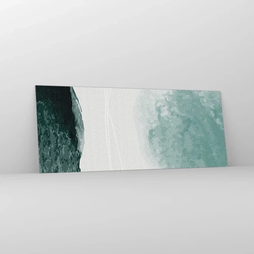 Glasbild - Bild auf glas - Begegnung mit Nebel - 100x40 cm