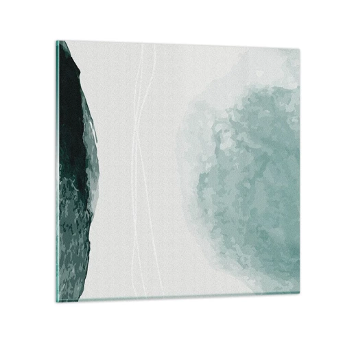 Glasbild - Bild auf glas - Begegnung mit Nebel - 70x70 cm