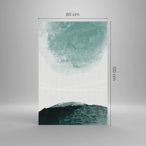 Glasbild - Bild auf glas - Begegnung mit Nebel - 80x120 cm