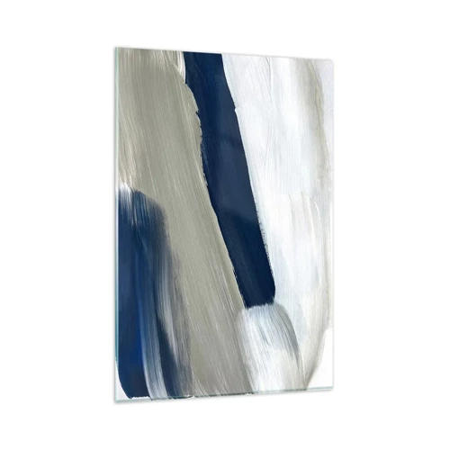 Glasbild - Bild auf glas - Begegnung mit dem Weißsein - 80x120 cm