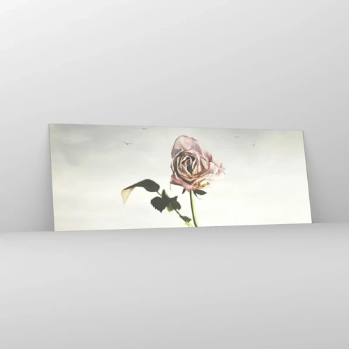 Glasbild - Bild auf glas - Begrüßung des Frühlings - 140x50 cm