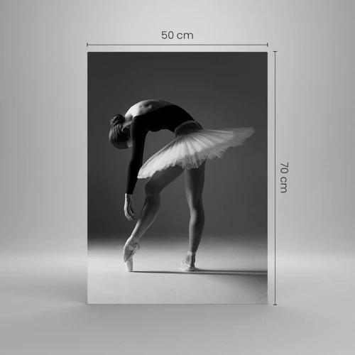 Glasbild - Bild auf glas - Bella Ballerina - 50x70 cm