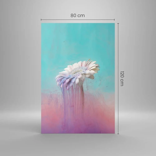 Glasbild - Bild auf glas - Blumenunterwelt - 80x120 cm