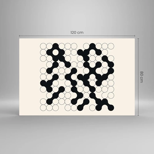 Glasbild - Bild auf glas - Chinesisches Spiel – Variation - 120x80 cm
