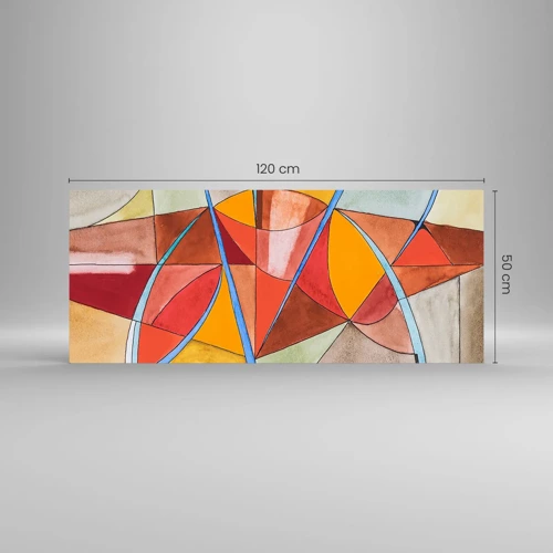 Glasbild - Bild auf glas - Das Karussell, das Traumkarussell - 120x50 cm