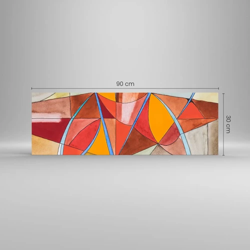 Glasbild - Bild auf glas - Das Karussell, das Traumkarussell - 90x30 cm