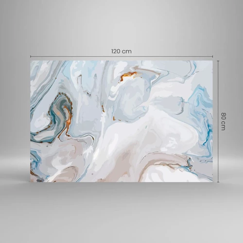 Glasbild - Bild auf glas - Das Weiß wird erhoben - 120x80 cm