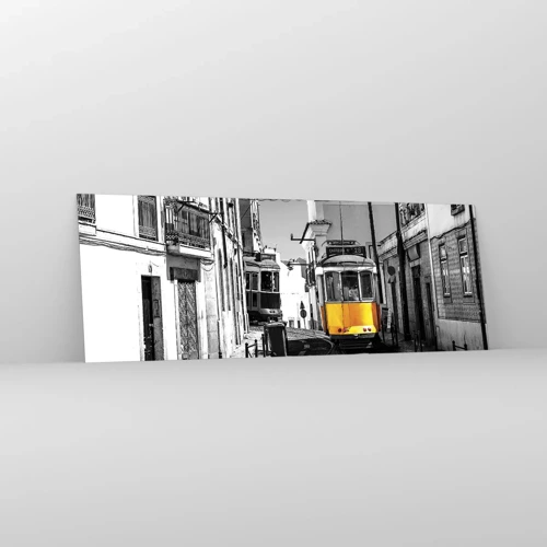 Glasbild - Bild auf glas - Der Geist von Lissabon - 140x50 cm