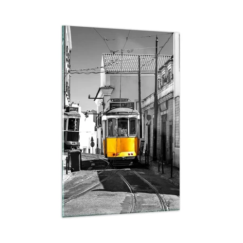 Glasbild - Bild auf glas - Der Geist von Lissabon - 80x120 cm