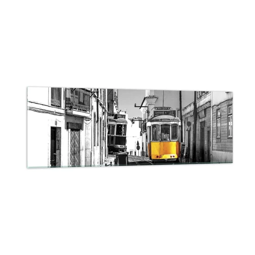 Glasbild - Bild auf glas - Der Geist von Lissabon - 90x30 cm
