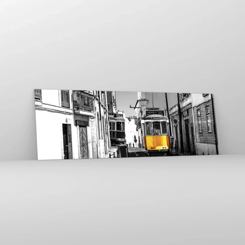 Glasbild - Bild auf glas - Der Geist von Lissabon - 90x30 cm