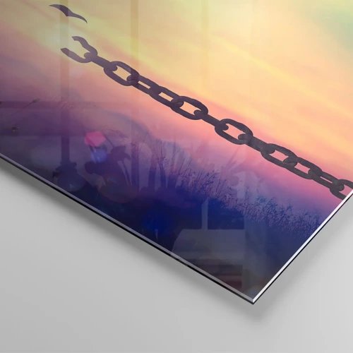 Glasbild - Bild auf glas - Der Sieg der Freiheit - 120x50 cm