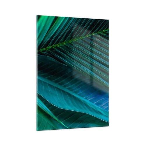 Glasbild - Bild auf glas - Die Anatomie des Grüns - 50x70 cm