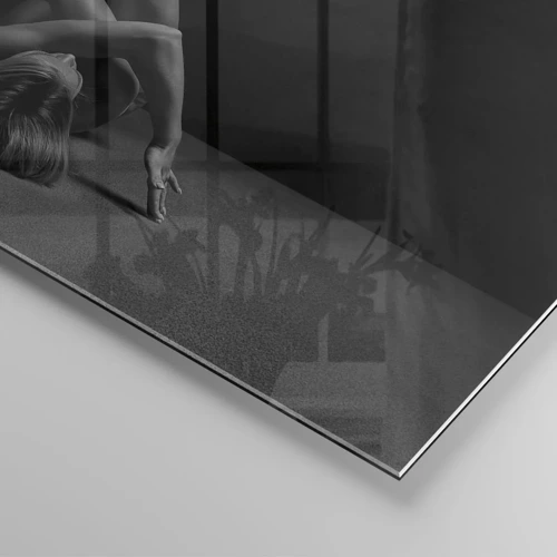 Glasbild - Bild auf glas - Die Geometrie der Nacktheit - 70x70 cm