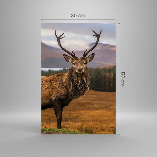 Glasbild - Bild auf glas - Die Majestät der Natur - 80x120 cm