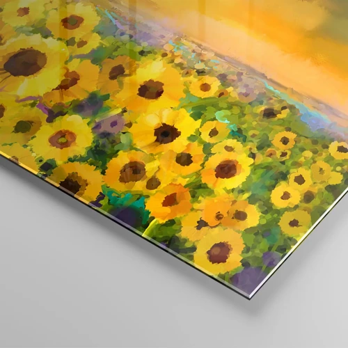 Glasbild - Bild auf glas - Die Sonne selbst ist auf die Erde herabgestiegen - 50x70 cm