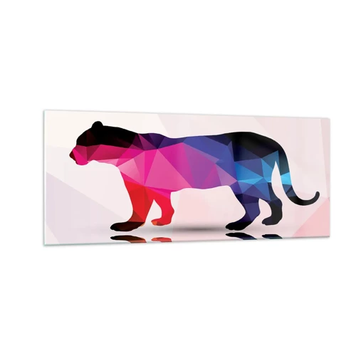 Glasbild - Bild auf glas - Diment Panther - 100x40 cm