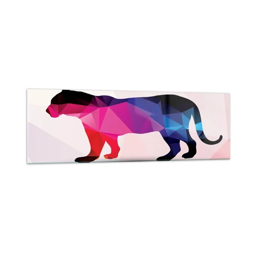 Glasbild - Bild auf glas - Diment Panther - 160x50 cm