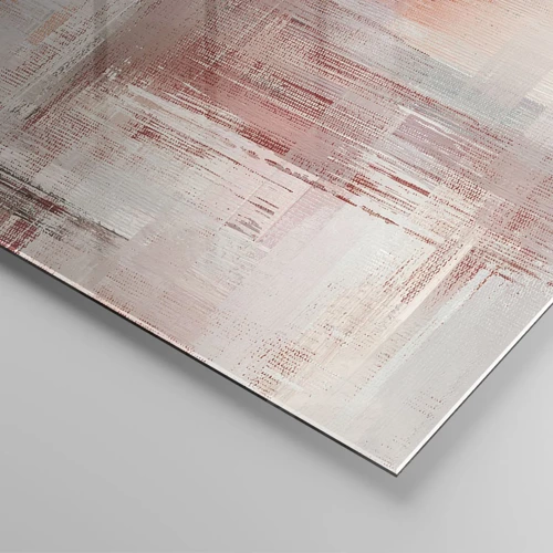 Glasbild - Bild auf glas - Dunstig. Aber rosa - 120x50 cm