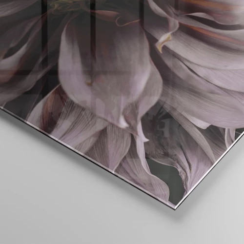 Glasbild - Bild auf glas - Ein Blumenherz - 100x70 cm