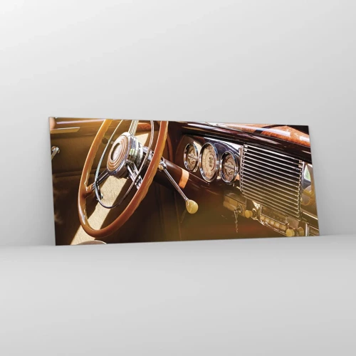 Glasbild - Bild auf glas - Ein Hauch von Luxus aus der Vergangenheit - 120x50 cm
