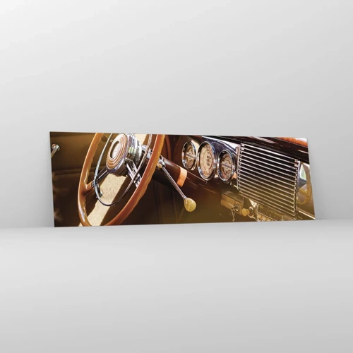 Glasbild - Bild auf glas - Ein Hauch von Luxus aus der Vergangenheit - 160x50 cm