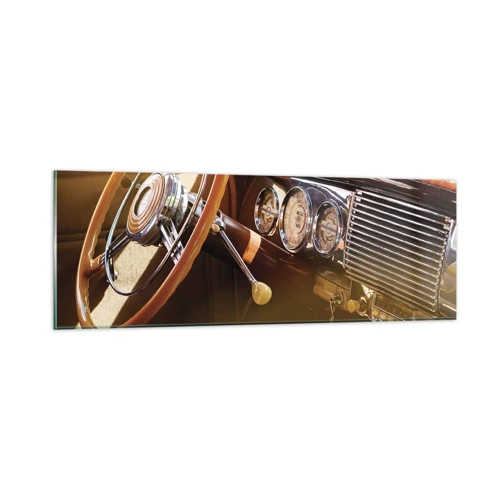 Glasbild - Bild auf glas - Ein Hauch von Luxus aus der Vergangenheit - 90x30 cm