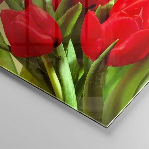 Glasbild - Bild auf glas - Ein Haufen Frühlingsfreude - 40x40 cm