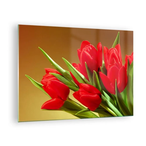 Glasbild - Bild auf glas - Ein Haufen Frühlingsfreude - 70x50 cm
