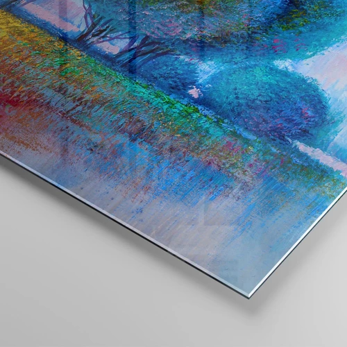 Glasbild - Bild auf glas - Ein Haufen leuchtender Farben - 80x120 cm