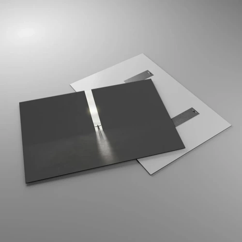 Glasbild - Bild auf glas - Ein Schritt in eine strahlende Zukunft - 100x70 cm