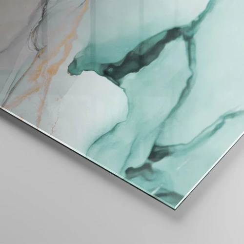 Glasbild - Bild auf glas - Ein Tanz der Formen und Farben - 70x70 cm