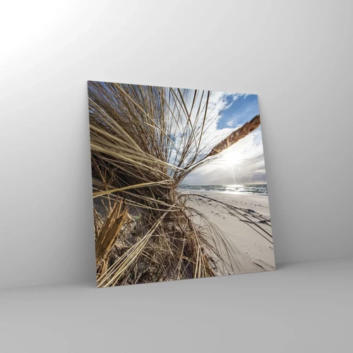 Glasbild - Bild auf glas - Ein Treffen der Elemente der Natur - 30x30 cm