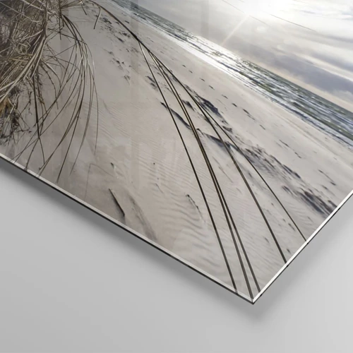 Glasbild - Bild auf glas - Ein Treffen der Elemente der Natur - 40x40 cm