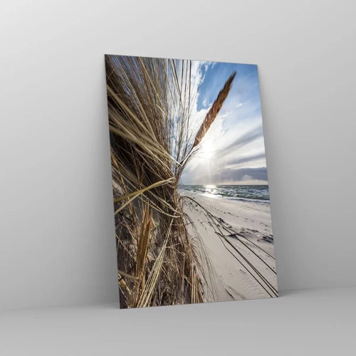 Glasbild - Bild auf glas - Ein Treffen der Elemente der Natur - 70x100 cm