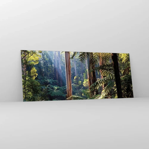 Glasbild - Bild auf glas - Ein Waldmärchen - 100x40 cm