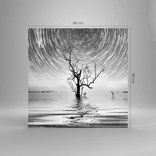 Glasbild - Bild auf glas - Eine Sinfonie der Natur - 60x60 cm