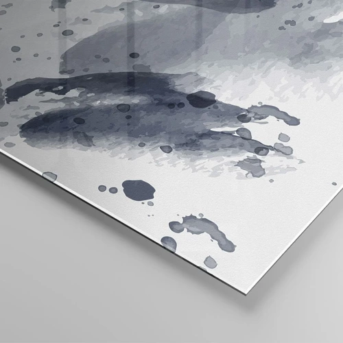 Glasbild - Bild auf glas - Eine Studie über die Natur des Wassers - 70x70 cm