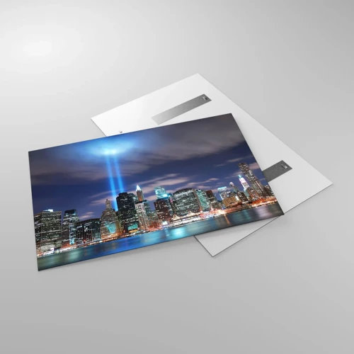 Glasbild - Bild auf glas - Erreiche den Himmel mit dem Licht - 120x80 cm
