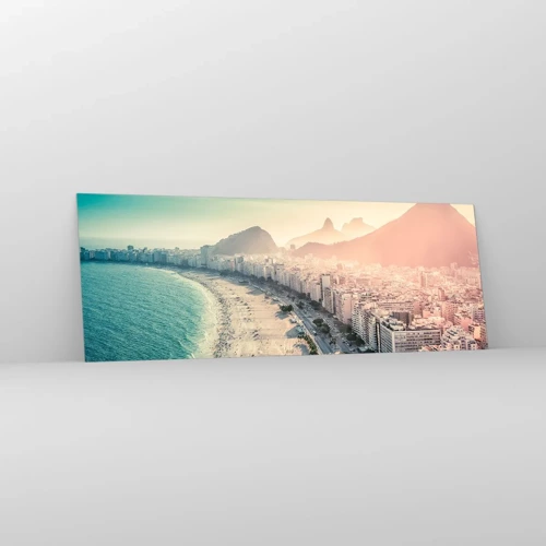 Glasbild - Bild auf glas - Ewiger Urlaub in Rio - 140x50 cm