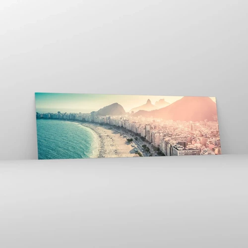 Glasbild - Bild auf glas - Ewiger Urlaub in Rio - 160x50 cm